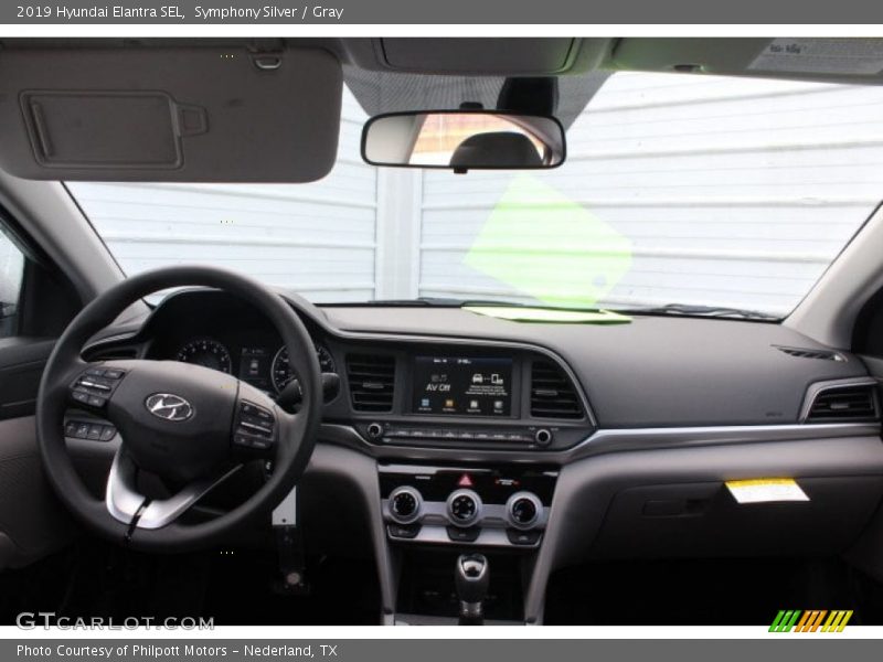 Symphony Silver / Gray 2019 Hyundai Elantra SEL