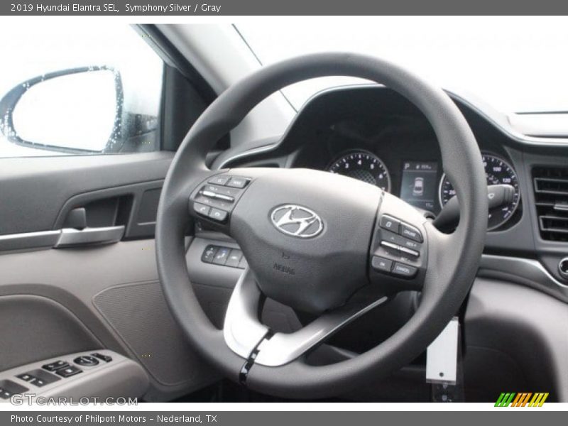 Symphony Silver / Gray 2019 Hyundai Elantra SEL