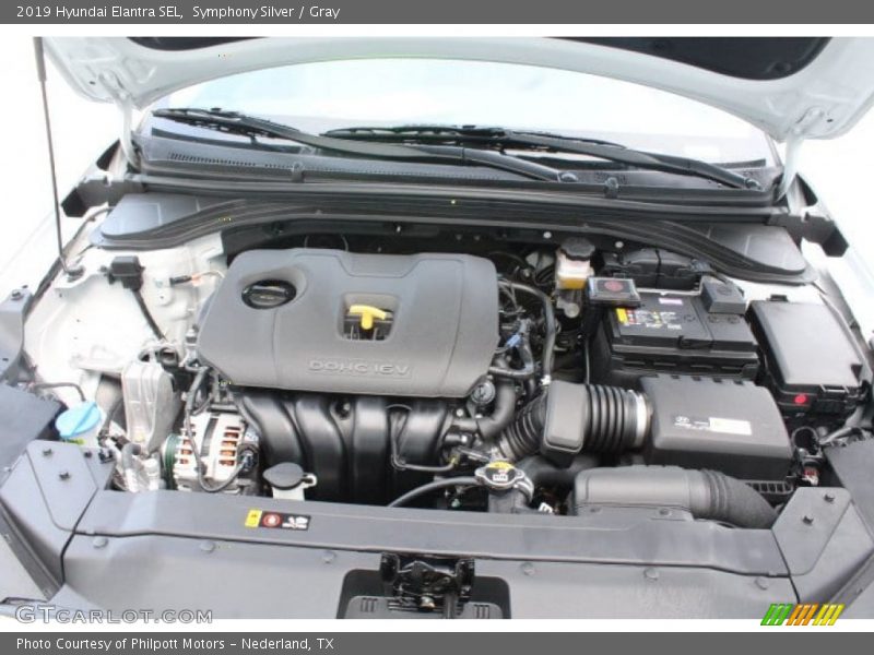 Symphony Silver / Gray 2019 Hyundai Elantra SEL