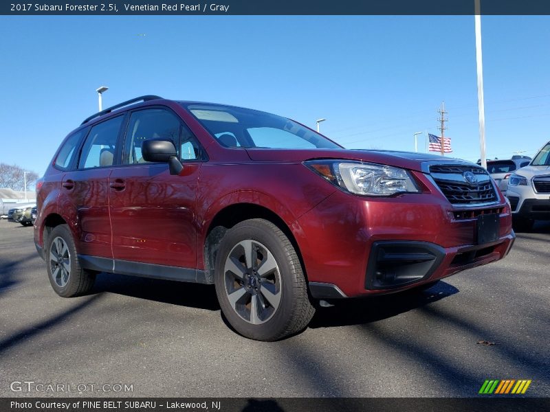 Venetian Red Pearl / Gray 2017 Subaru Forester 2.5i