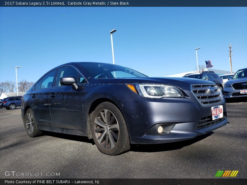 Carbide Gray Metallic / Slate Black 2017 Subaru Legacy 2.5i Limited