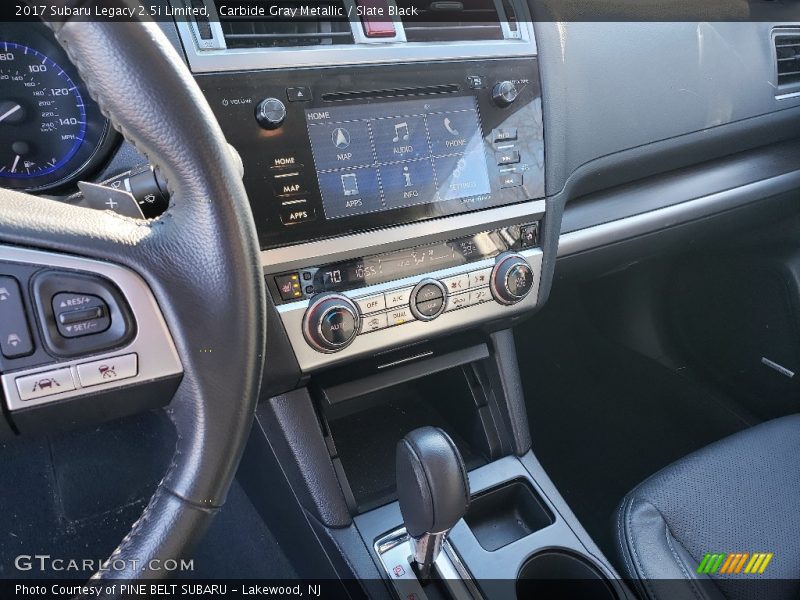 Carbide Gray Metallic / Slate Black 2017 Subaru Legacy 2.5i Limited