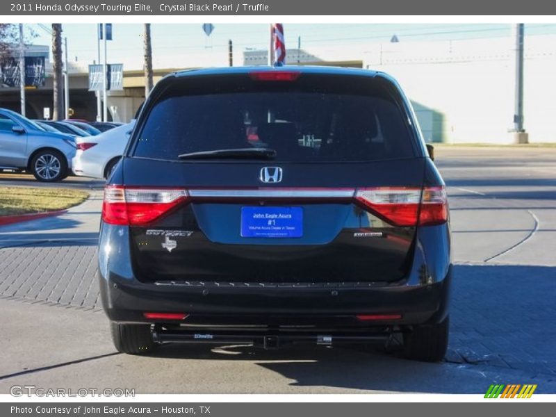 Crystal Black Pearl / Truffle 2011 Honda Odyssey Touring Elite
