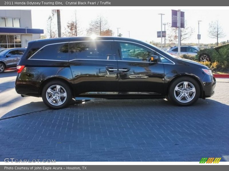 Crystal Black Pearl / Truffle 2011 Honda Odyssey Touring Elite