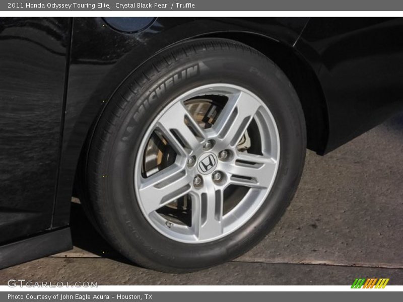 Crystal Black Pearl / Truffle 2011 Honda Odyssey Touring Elite