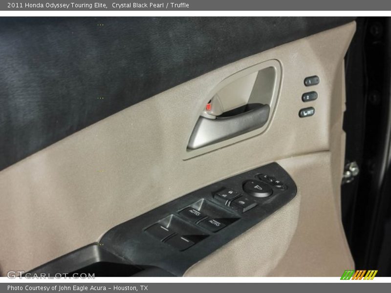 Crystal Black Pearl / Truffle 2011 Honda Odyssey Touring Elite