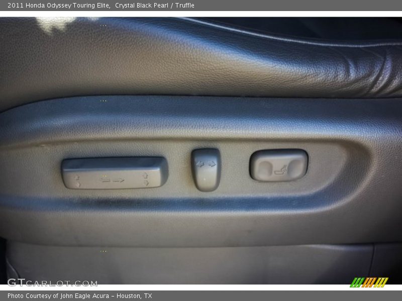 Crystal Black Pearl / Truffle 2011 Honda Odyssey Touring Elite