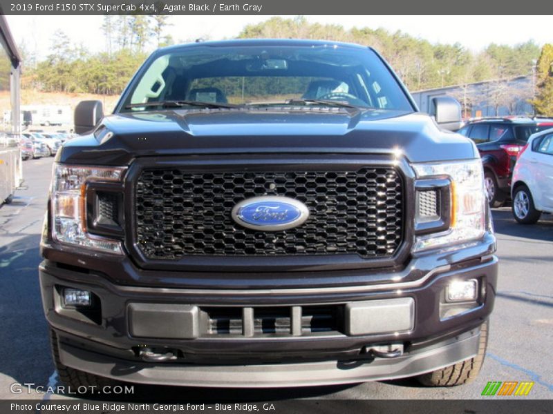 Agate Black / Earth Gray 2019 Ford F150 STX SuperCab 4x4