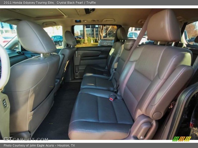 Crystal Black Pearl / Truffle 2011 Honda Odyssey Touring Elite