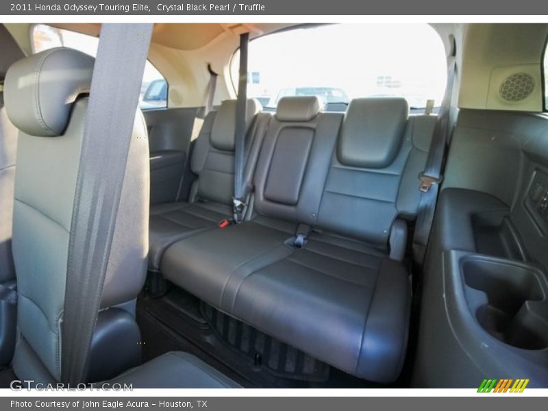 Crystal Black Pearl / Truffle 2011 Honda Odyssey Touring Elite