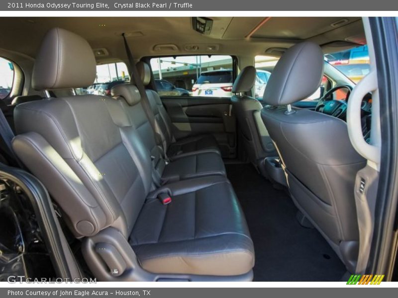 Crystal Black Pearl / Truffle 2011 Honda Odyssey Touring Elite