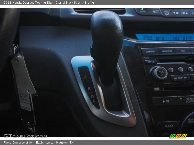 Crystal Black Pearl / Truffle 2011 Honda Odyssey Touring Elite