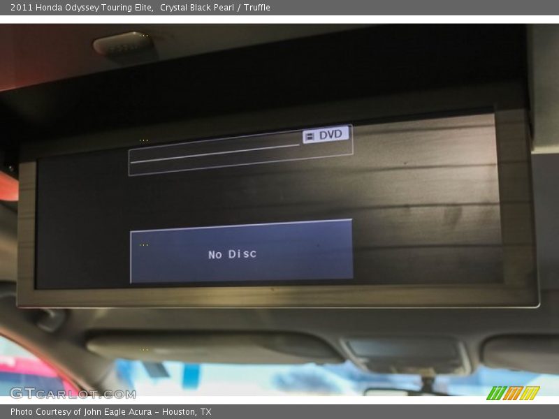 Crystal Black Pearl / Truffle 2011 Honda Odyssey Touring Elite