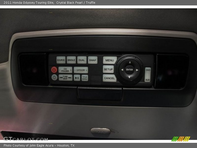 Crystal Black Pearl / Truffle 2011 Honda Odyssey Touring Elite