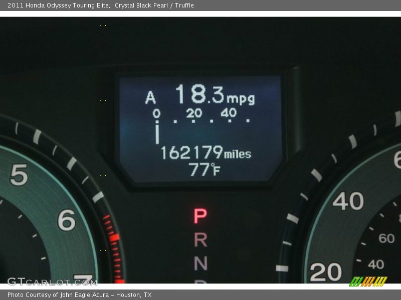 Crystal Black Pearl / Truffle 2011 Honda Odyssey Touring Elite
