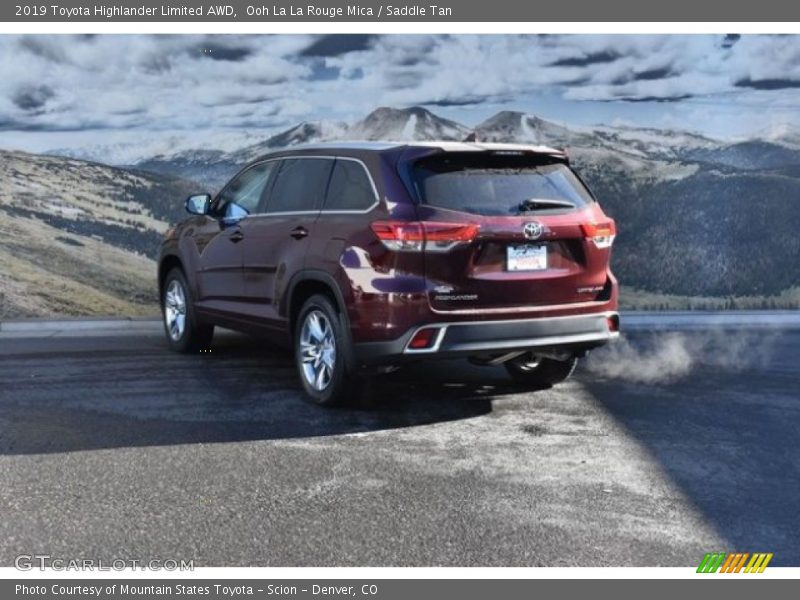 Ooh La La Rouge Mica / Saddle Tan 2019 Toyota Highlander Limited AWD