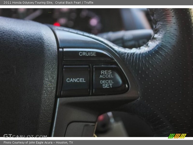 Crystal Black Pearl / Truffle 2011 Honda Odyssey Touring Elite