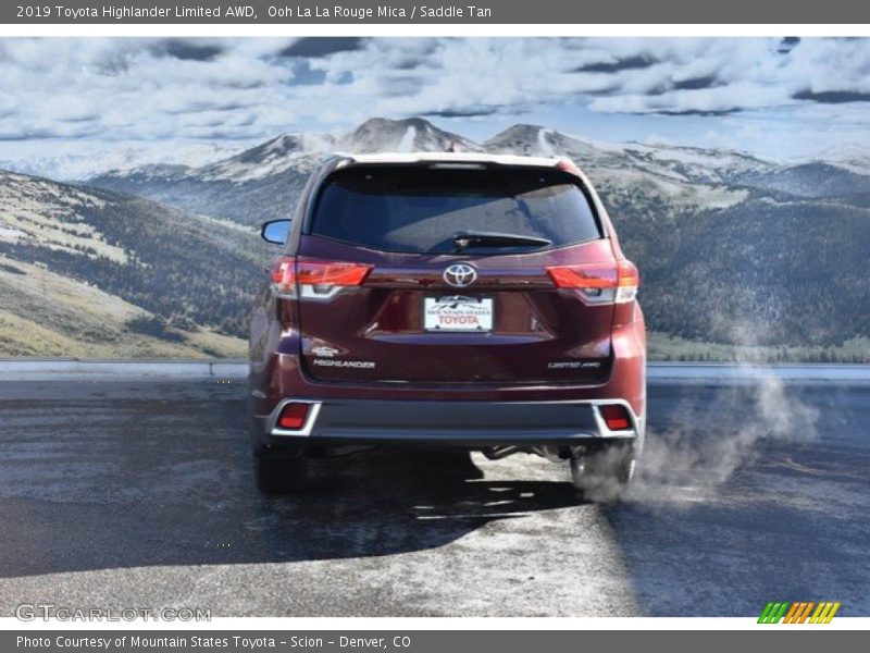 Ooh La La Rouge Mica / Saddle Tan 2019 Toyota Highlander Limited AWD