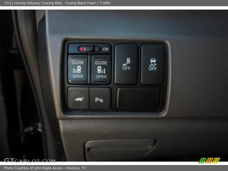 Crystal Black Pearl / Truffle 2011 Honda Odyssey Touring Elite