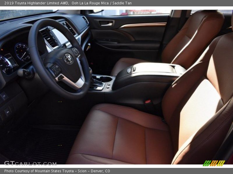 Ooh La La Rouge Mica / Saddle Tan 2019 Toyota Highlander Limited AWD
