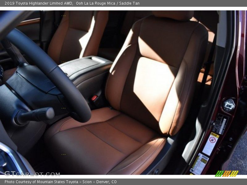 Ooh La La Rouge Mica / Saddle Tan 2019 Toyota Highlander Limited AWD