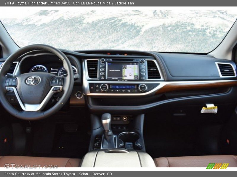 Ooh La La Rouge Mica / Saddle Tan 2019 Toyota Highlander Limited AWD