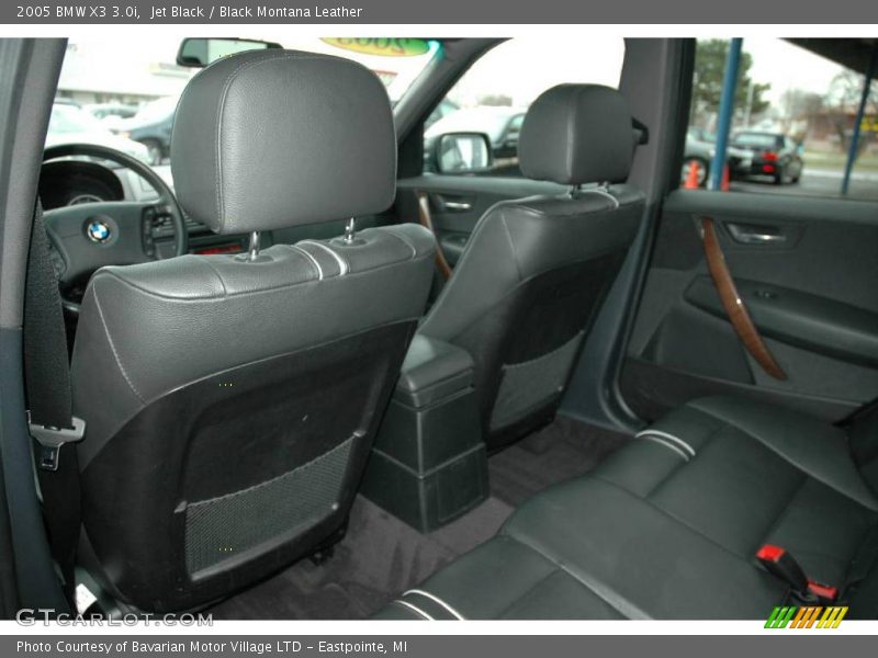 Jet Black / Black Montana Leather 2005 BMW X3 3.0i