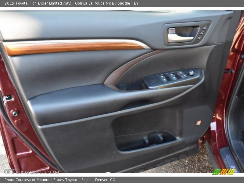Ooh La La Rouge Mica / Saddle Tan 2019 Toyota Highlander Limited AWD