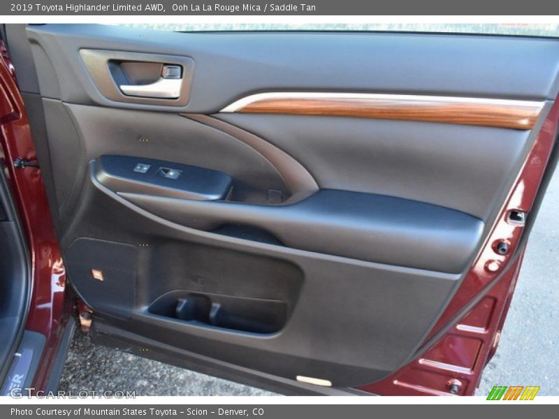 Ooh La La Rouge Mica / Saddle Tan 2019 Toyota Highlander Limited AWD