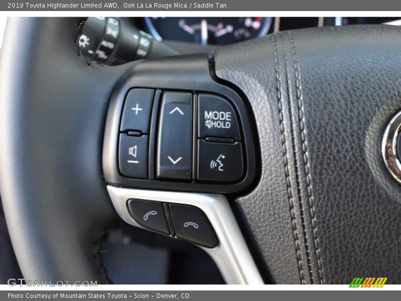 Ooh La La Rouge Mica / Saddle Tan 2019 Toyota Highlander Limited AWD