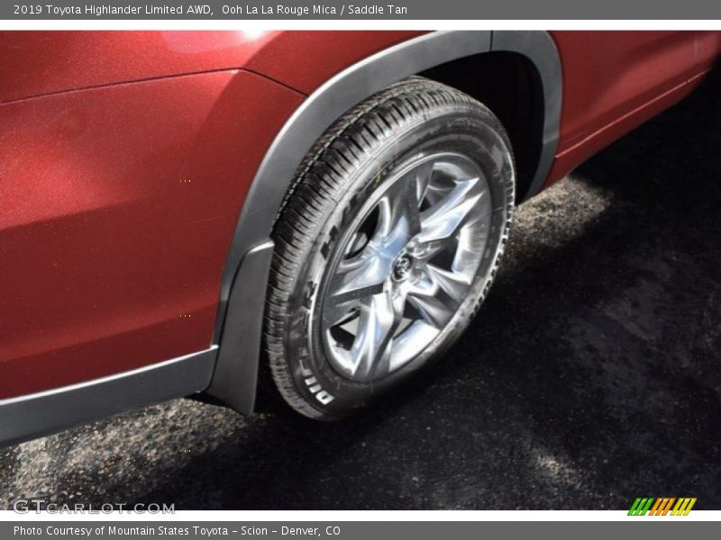 Ooh La La Rouge Mica / Saddle Tan 2019 Toyota Highlander Limited AWD