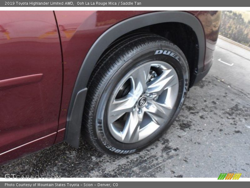 Ooh La La Rouge Mica / Saddle Tan 2019 Toyota Highlander Limited AWD