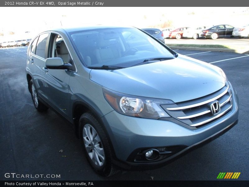 Opal Sage Metallic / Gray 2012 Honda CR-V EX 4WD