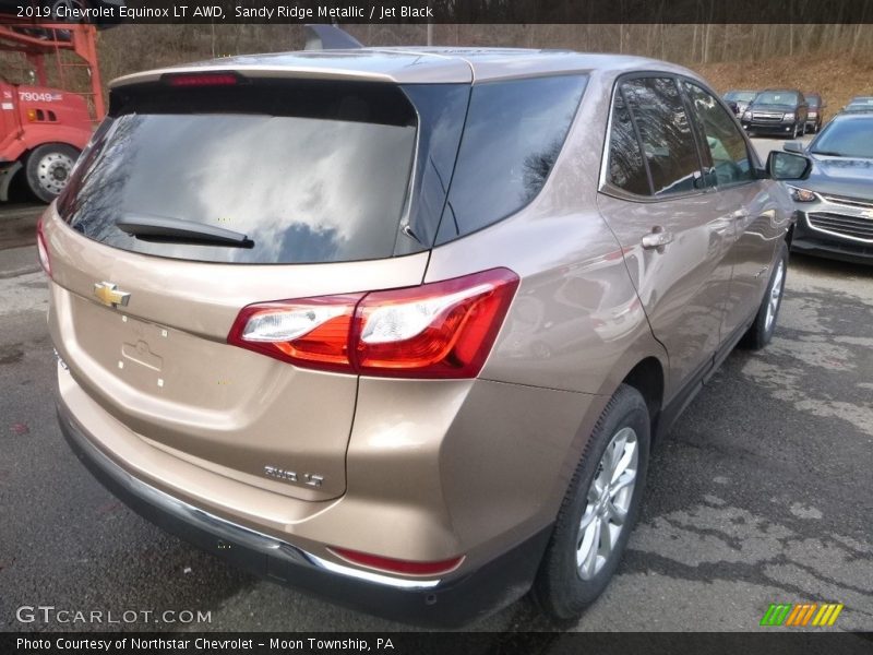 Sandy Ridge Metallic / Jet Black 2019 Chevrolet Equinox LT AWD