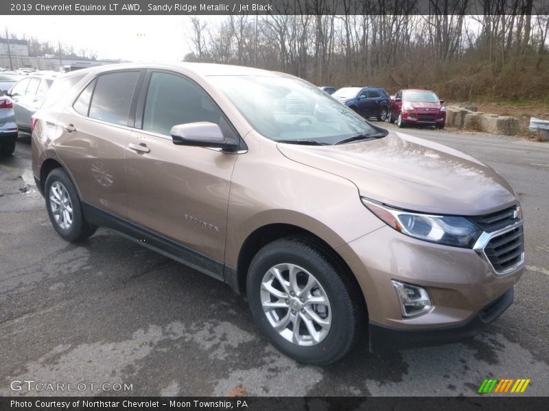 Sandy Ridge Metallic / Jet Black 2019 Chevrolet Equinox LT AWD