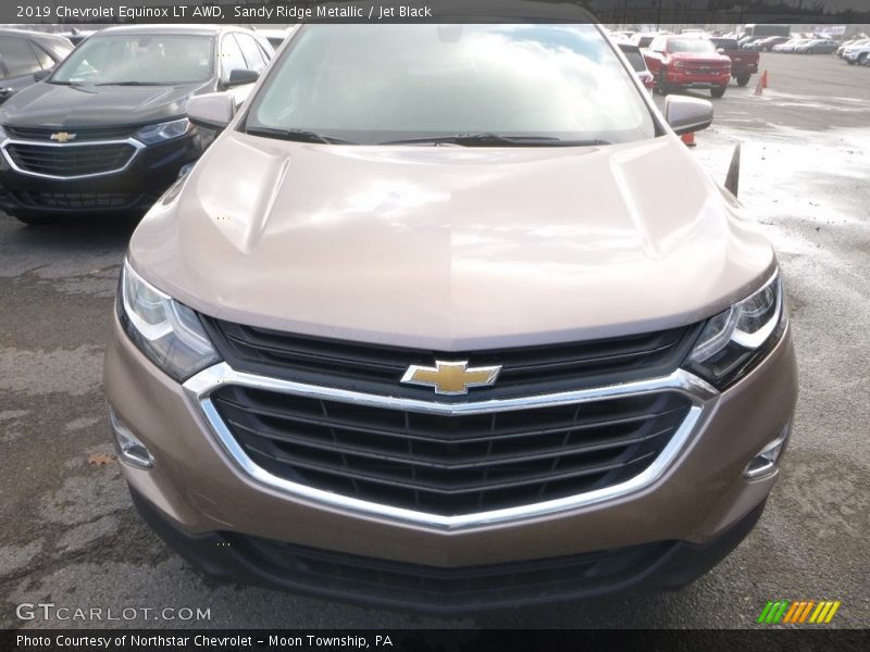 Sandy Ridge Metallic / Jet Black 2019 Chevrolet Equinox LT AWD