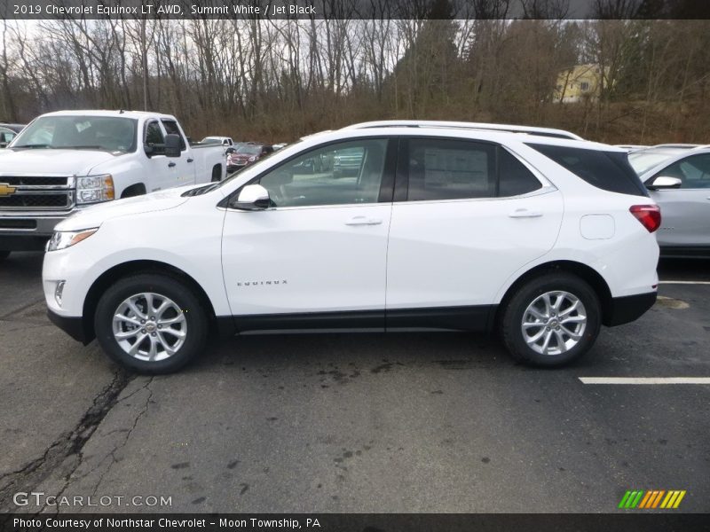 Summit White / Jet Black 2019 Chevrolet Equinox LT AWD