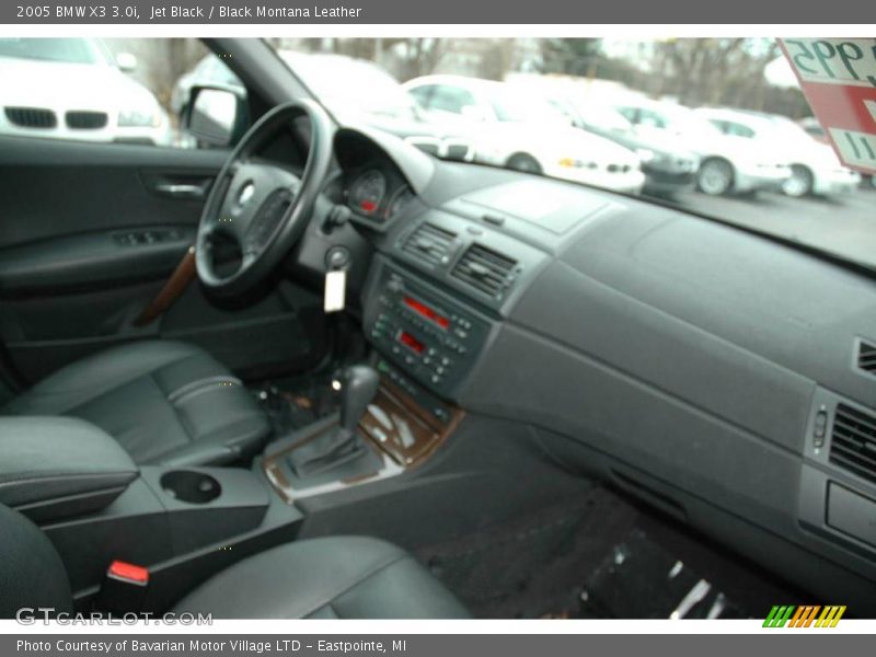 Jet Black / Black Montana Leather 2005 BMW X3 3.0i