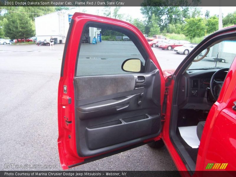Flame Red / Dark Slate Gray 2001 Dodge Dakota Sport Regular Cab