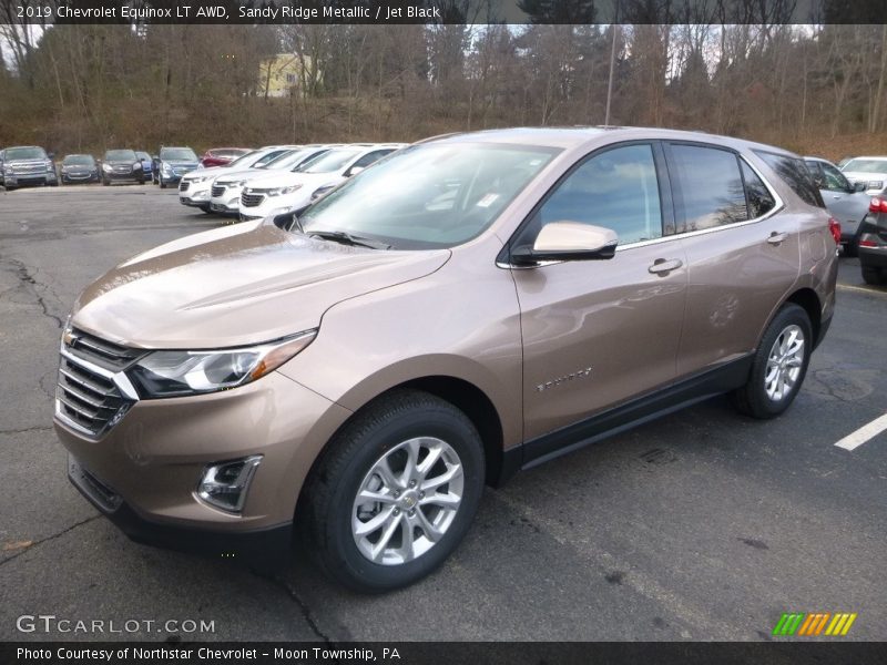 Sandy Ridge Metallic / Jet Black 2019 Chevrolet Equinox LT AWD