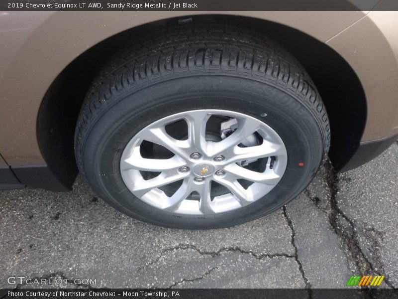 Sandy Ridge Metallic / Jet Black 2019 Chevrolet Equinox LT AWD