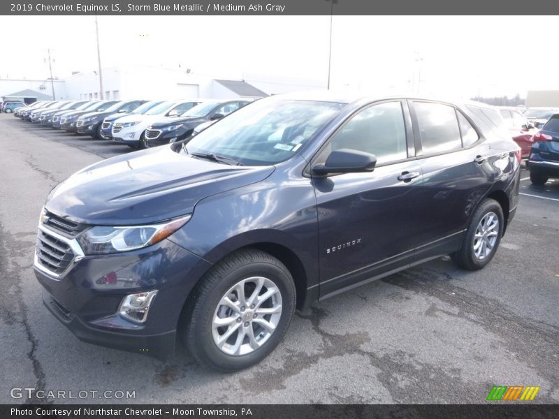 Storm Blue Metallic / Medium Ash Gray 2019 Chevrolet Equinox LS