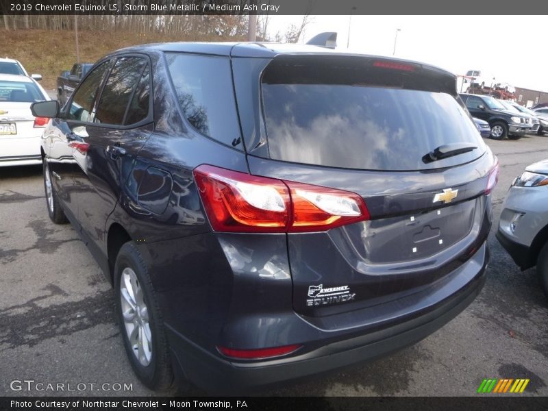 Storm Blue Metallic / Medium Ash Gray 2019 Chevrolet Equinox LS