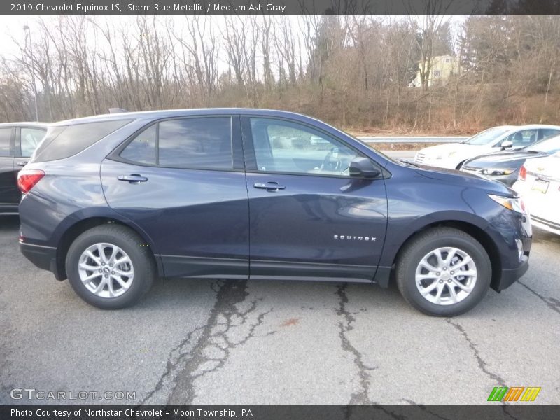 Storm Blue Metallic / Medium Ash Gray 2019 Chevrolet Equinox LS