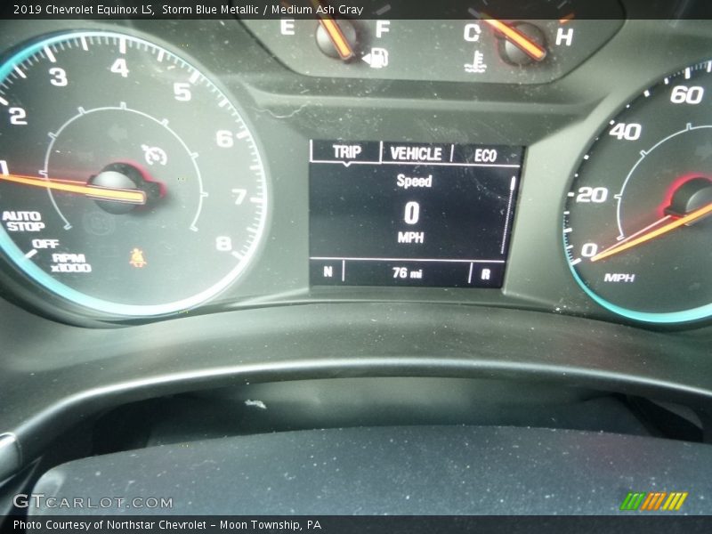 Storm Blue Metallic / Medium Ash Gray 2019 Chevrolet Equinox LS