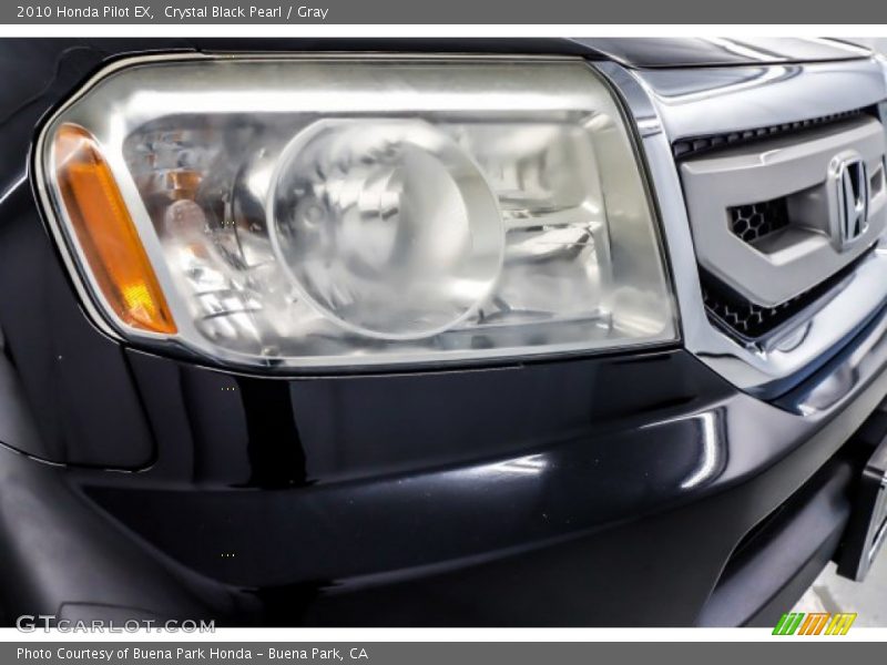Crystal Black Pearl / Gray 2010 Honda Pilot EX