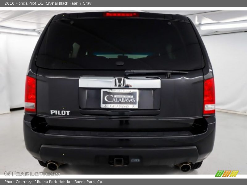 Crystal Black Pearl / Gray 2010 Honda Pilot EX