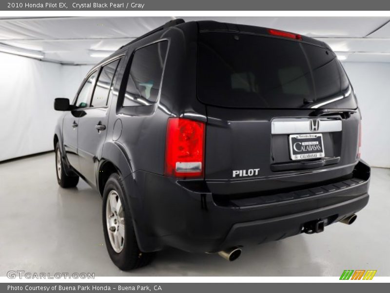 Crystal Black Pearl / Gray 2010 Honda Pilot EX