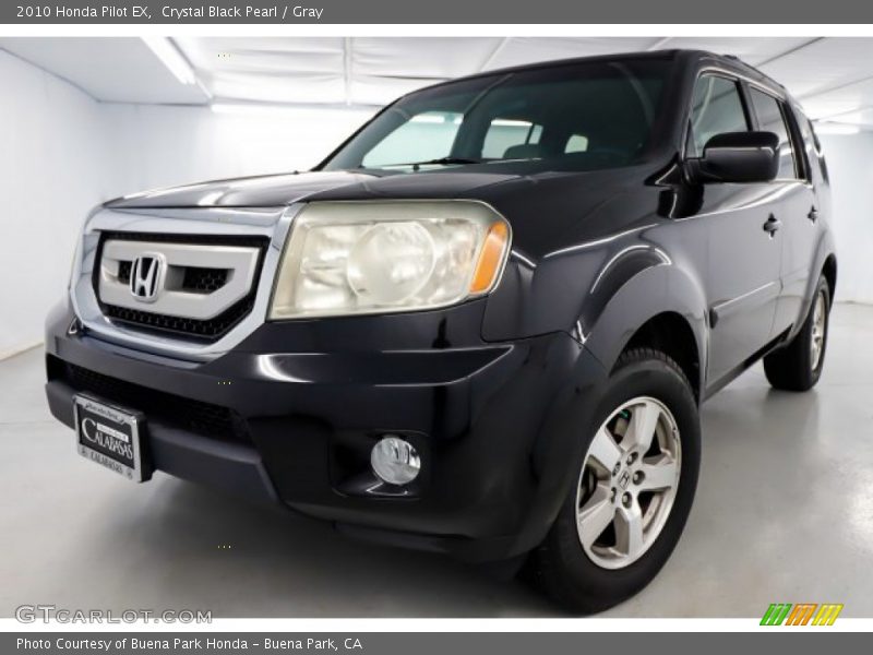 Crystal Black Pearl / Gray 2010 Honda Pilot EX
