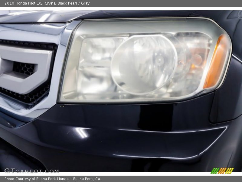 Crystal Black Pearl / Gray 2010 Honda Pilot EX